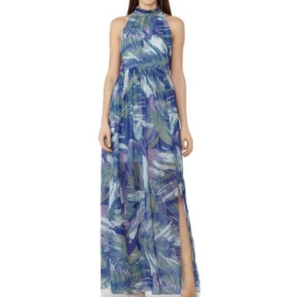 NWT Reiss abstract chiffon maxi (Sz 4)